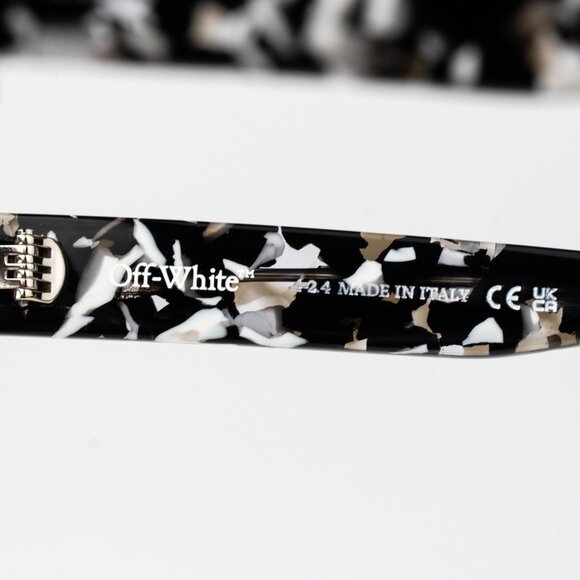 Off-White STYLE 53 Women Eyeglasses Square Havana Black OERJ053 STYLE 53 1200 - Picture 8 of 14